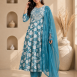 noor e zar floral anarkali