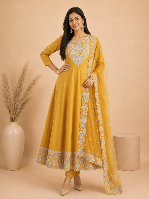 sunehri noor anarkali